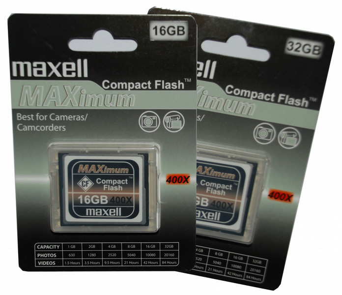 Maxell MAXimum 32GB CompactFlash memory card
