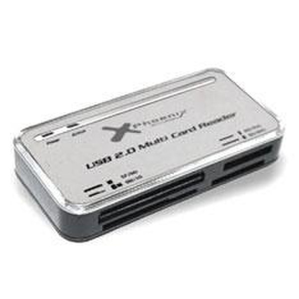 Phoenix Technologies PHC407 USB 2.0 Silver card reader