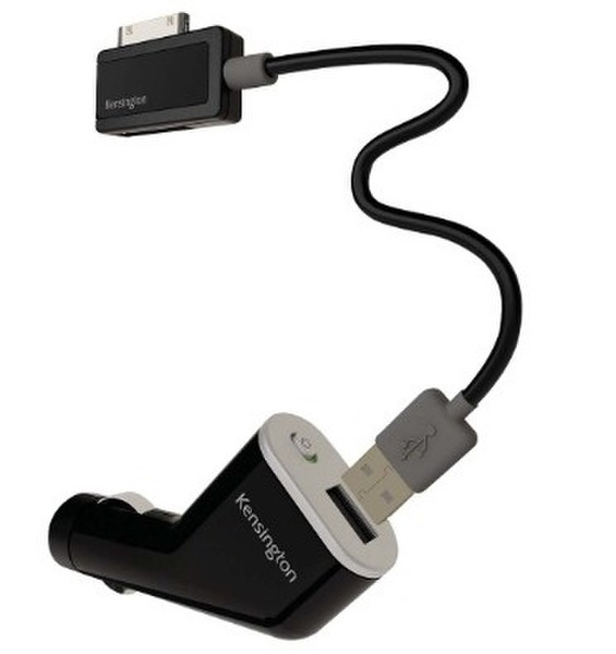 Kensington 4-in-1 Car Charger for iPod Schwarz Netzteil & Spannungsumwandler