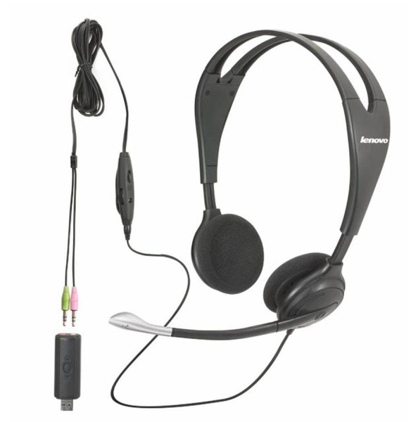 Lenovo USB/Analog Headset Supraaural headphone