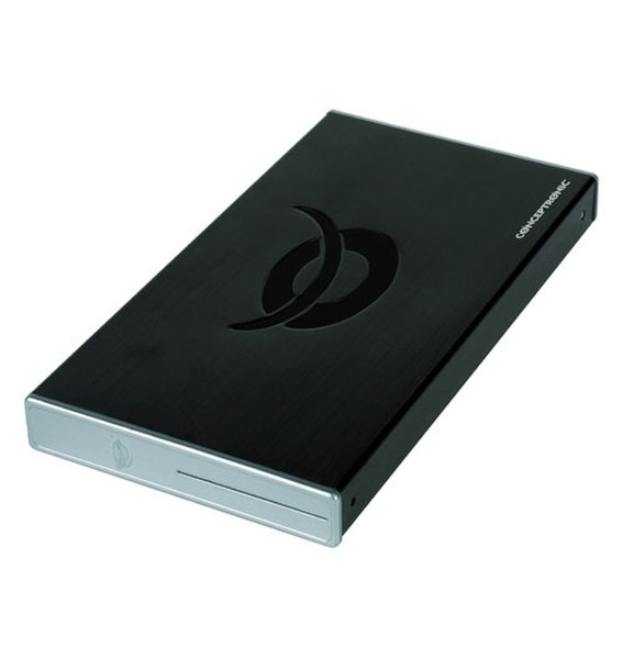 Conceptronic Grab‘n’GO 2.5” Hard Disk USB/FireWire 120GB 120GB Black external hard drive