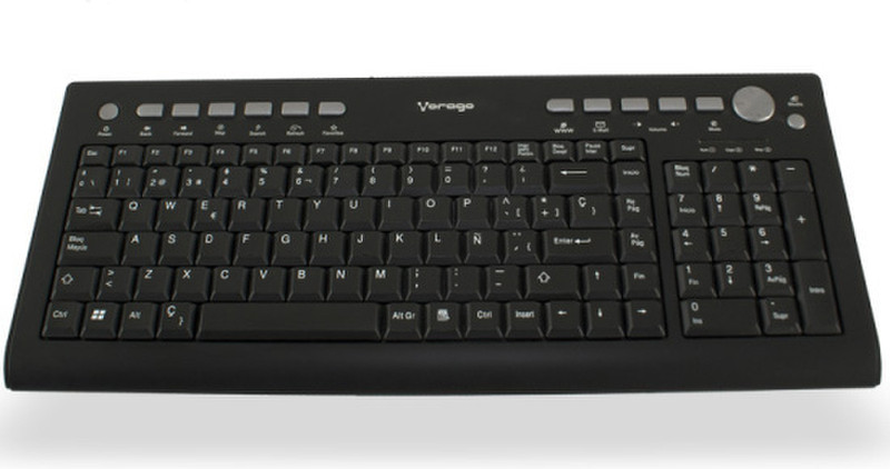 Vorago VT-4632 USB QWERTY Черный клавиатура