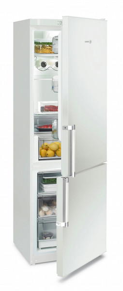 Fagor FFJ477 Отдельностоящий Белый холодильник с морозильной камерой