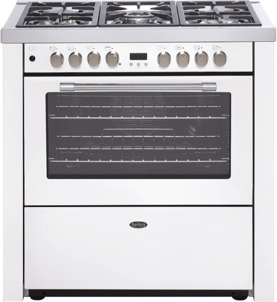 Belling Gourmet 90DF Отдельностоящий Gas hob Белый