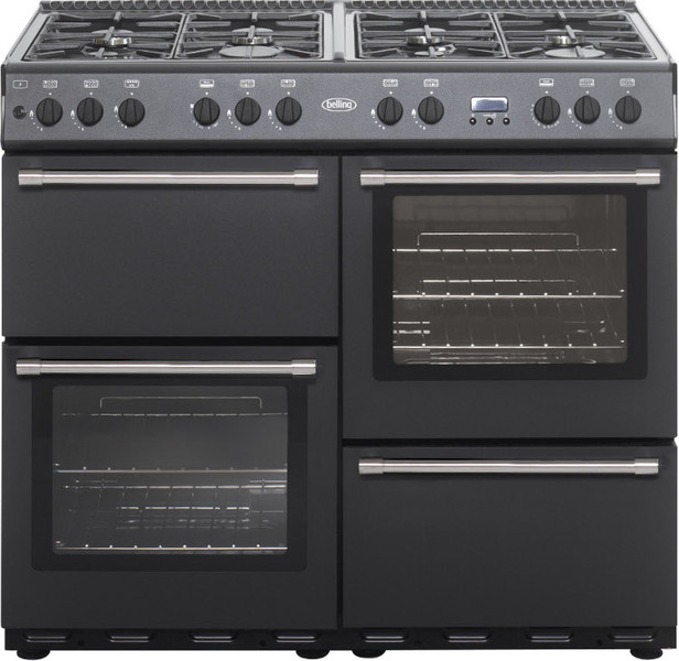 Belling CountryClassic 100DF Отдельностоящий Gas hob Черный