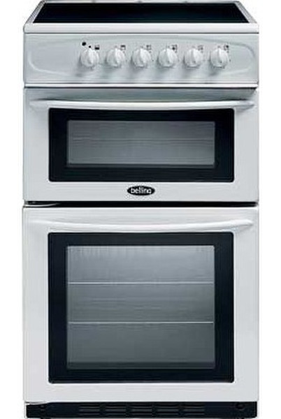 Belling 358 Freestanding Ceramic C Silver