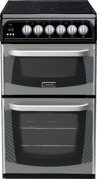 Cannon C50ELS Freestanding Ceramic Silver cooker