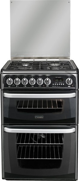 Cannon C60DHKF Freestanding Gas hob Black cooker