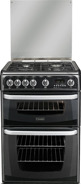 Cannon C60LCIK Freestanding Gas hob Black cooker