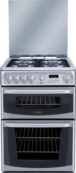 Cannon C60LCIS Freestanding Gas hob Silver cooker