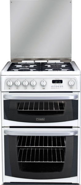 Cannon C60LCIW Freestanding Gas hob White cooker