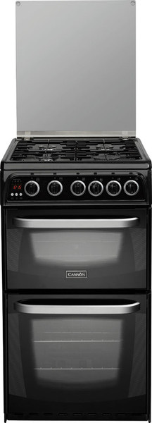 Cannon C50GCKF Freestanding Gas hob Black cooker