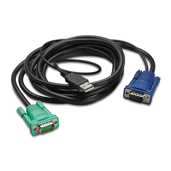 APC AP5822 3.66м Черный кабель клавиатуры / видео / мыши