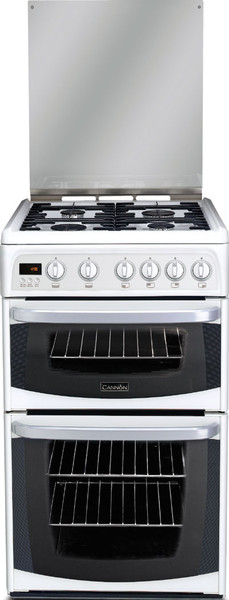 Cannon C50GCWF Freestanding Gas hob White cooker