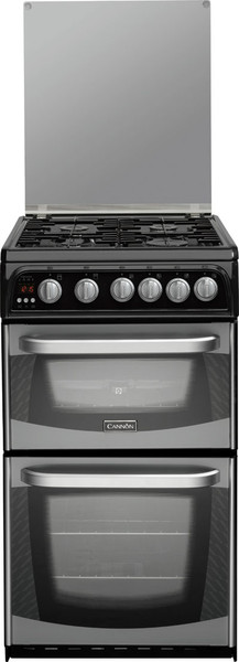 Cannon C50GCSF Freestanding Gas hob Silver cooker