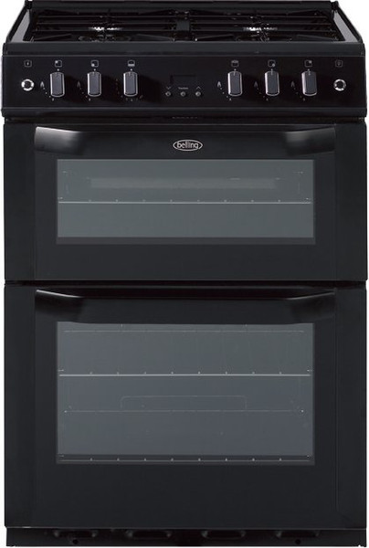 Belling FSG60TC Отдельностоящий Gas hob Черный