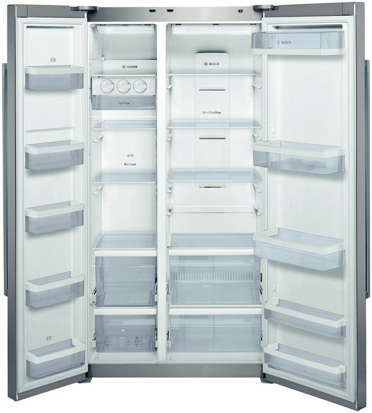 Bosch KAN62V40 freestanding 604L A+ Stainless steel side-by-side refrigerator