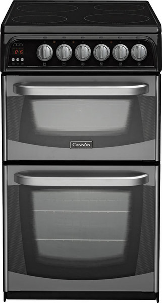 Cannon C50ECS Freestanding Ceramic Silver cooker