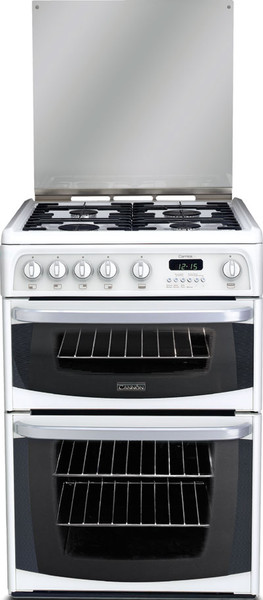 Cannon C60GCIW Freestanding Gas hob White cooker