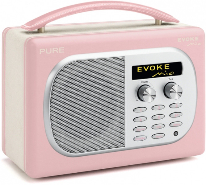 Pure EVOKE Mio Tragbar Digital Beige,Pink Radio