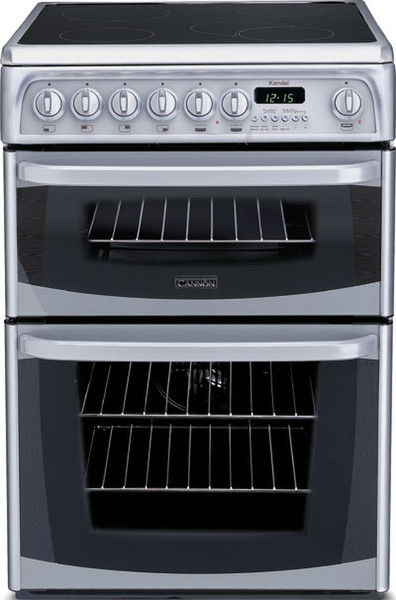 Cannon C60EKS Freestanding Ceramic Silver cooker