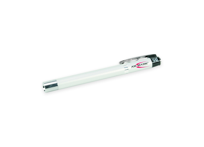 Ansmann Penlight Clip LED Clip flashlight Silver