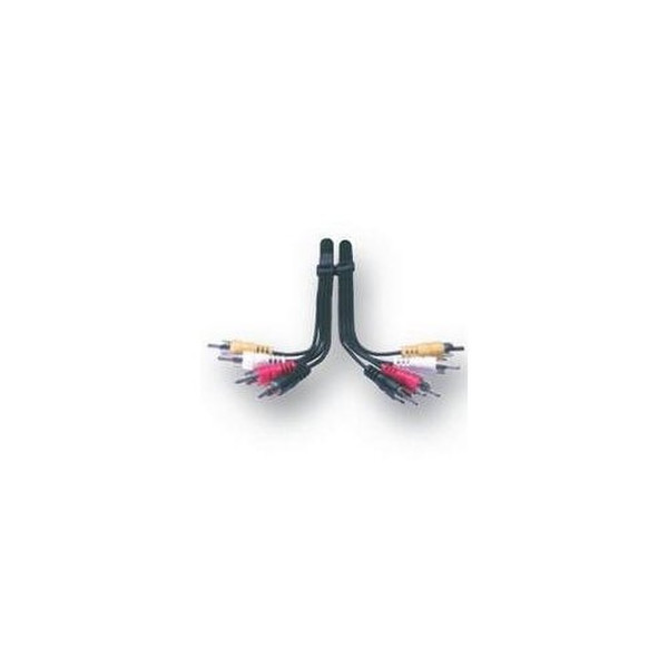 Belkin RCA cable 4XRCA-M/4XRCA-M 3M 3м Черный композитный видео кабель