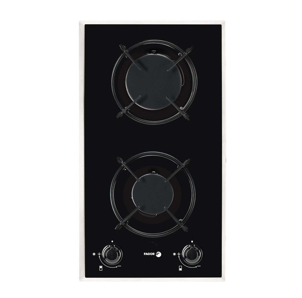 Fagor 2MCF-2GSAXBUT built-in Gas hob Black hob