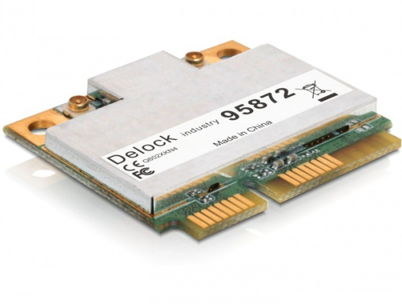 DeLOCK 300Mbps WLAN Mini PCI Express Module Eingebaut 300Mbit/s Netzwerkkarte