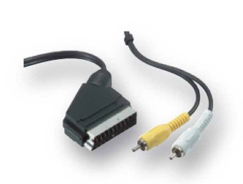 Belkin RCA/SCART cable 2x RCA-M/SCART M 3M 3m Schwarz