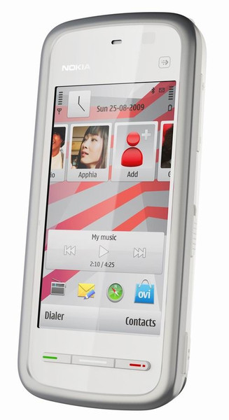 Nokia 5230 Single SIM Silber, Weiß Smartphone