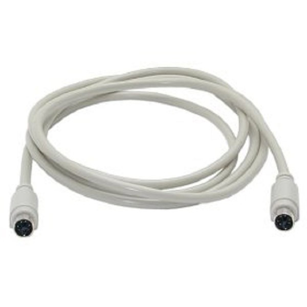 Newstar KXT102MM-15 5m 6-p Mini-DIN 6-p Mini-DIN Grau PS/2-Kabel