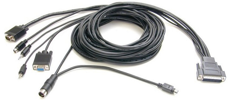 Newstar SV16EM10 3м Черный кабель клавиатуры / видео / мыши