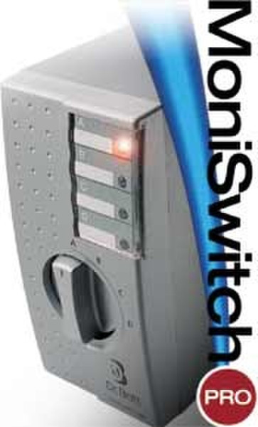 Dr. Bott MoniSwitch/4 DVI XGA, KVM with DVI & USB Silver KVM switch