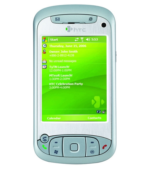 Qtek HTC TyTN PocketPC Phone EN Silber Smartphone