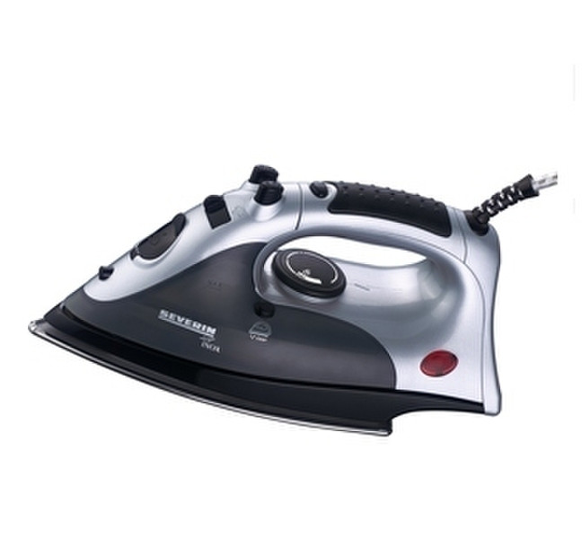 Severin Steam Iron BA 3267 Dry & Steam iron Stainless Steel soleplate Black,Silver
