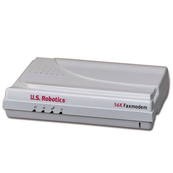 US Robotics 56K V.92 External Faxmodem, German version 56Kbit/s modem