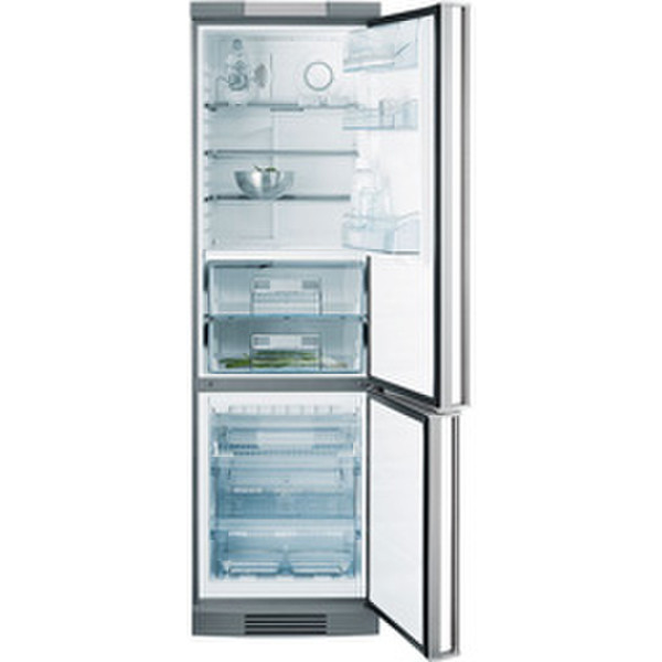 AEG S-86348-KG1 Отдельностоящий Нержавеющая сталь side-by-side холодильник