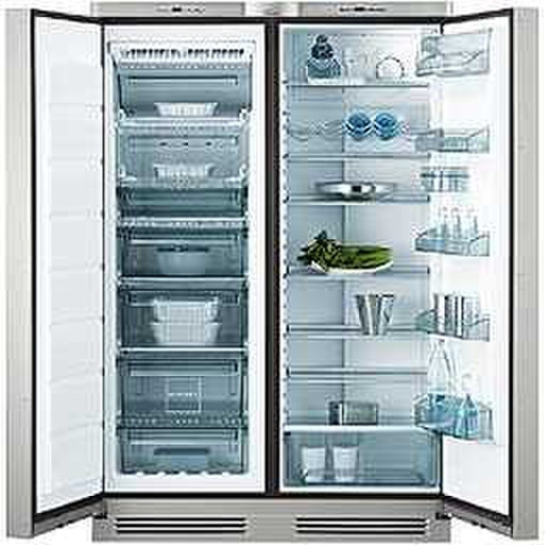 AEG S-75678-SK1 freestanding Stainless steel side-by-side refrigerator