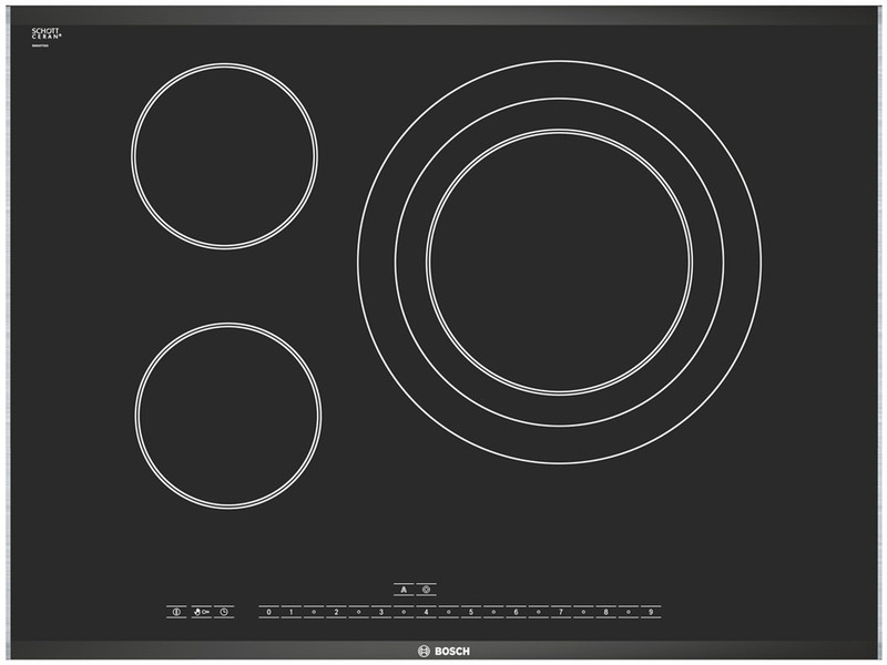 Bosch PKD775N15E Встроенный Ceramic hob Черный плита