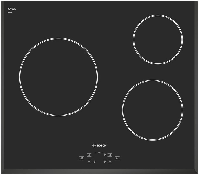 Bosch PKE651R14E Встроенный Ceramic hob Черный плита