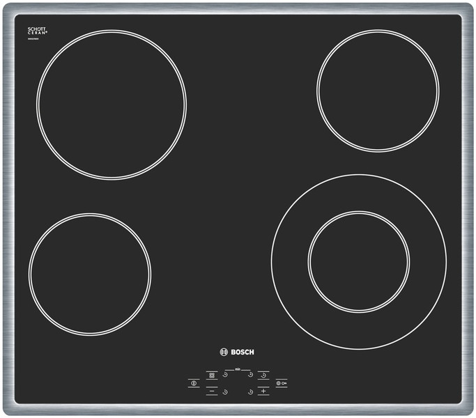 Bosch PKF645R14E Встроенный Ceramic hob Черный плита