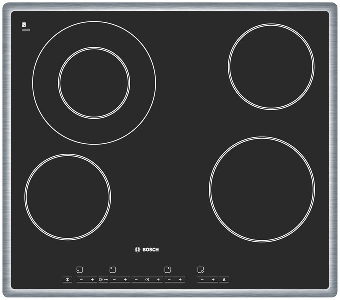 Bosch PKF645T15E Встроенный Ceramic hob Черный плита