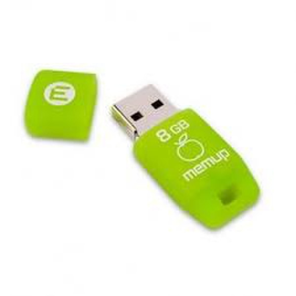 Memup SWEET 8GB 8ГБ USB 2.0 Тип -A Зеленый USB флеш накопитель