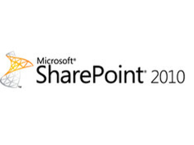 Microsoft SharePoint Server 2010 Standard, 1 Lics, MVL, 3Y