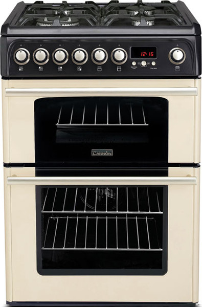 Cannon C60DPCF Freestanding Gas hob Cream cooker