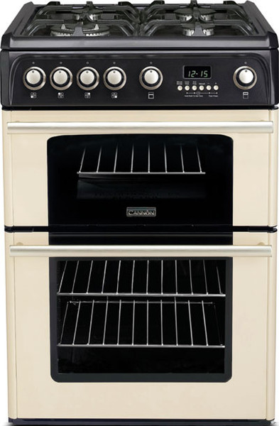 Cannon C60GPCF Freestanding Gas hob Cream cooker