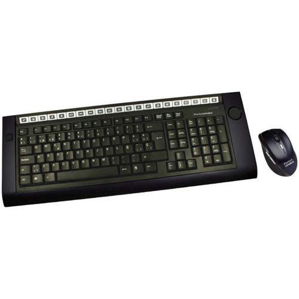 Perfect Choice PC-200468 RF Wireless QWERTY Schwarz Tastatur