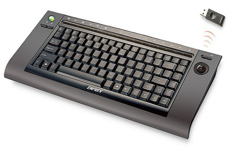 Emprex 9039ARF III MCE Беспроводной RF QWERTY Черный клавиатура