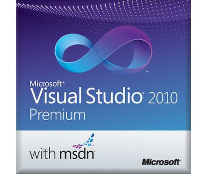 Microsoft Visual Studio 2010 Premium Edition, w/MSDN, RNW, 1u, ITA